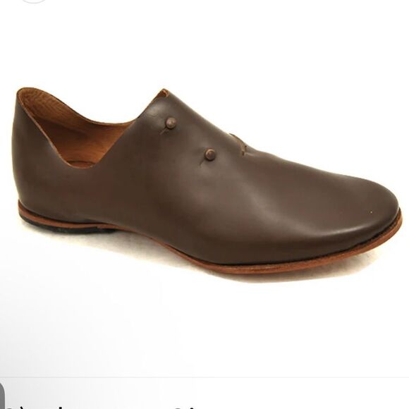 Cydwoq Flex-W Handmade in USA Brown Leather Oxfords Loafers EU size 38 1/2 - Picture 1 of 17